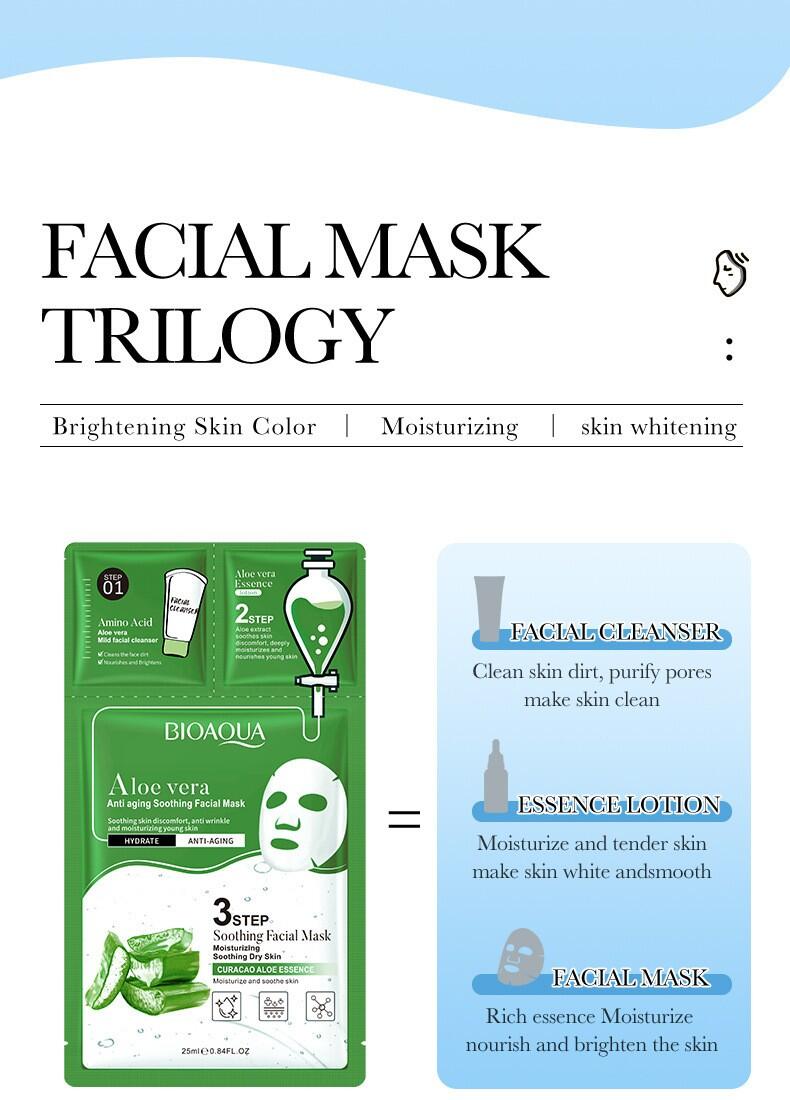 Mascarilla Facial Calmante Antiedad